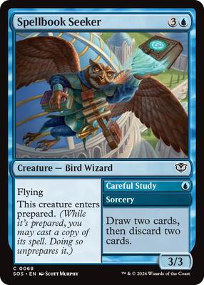 Magic: The Gathering - Secrets of Strixhaven - Spellbook Seeker - Common - Normal