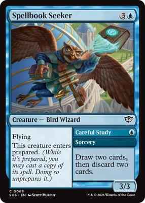 Magic: The Gathering - Secrets of Strixhaven - Spellbook Seeker - Common – 68 - Normal