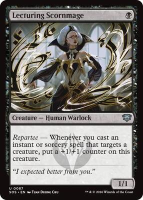 Magic: The Gathering - Secrets of Strixhaven - Lecturing Scornmage - Uncommon - Normal