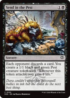 Magic: The Gathering - Secrets of Strixhaven - Send in the Pest - Common - Normal