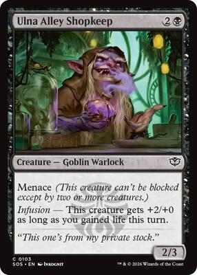Magic: The Gathering - Secrets of Strixhaven - Ulna Alley Shopkeep - Common - Normal