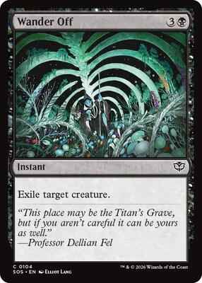 Magic: The Gathering - Secrets of Strixhaven - Wander Off  - 104 - Normal