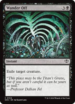 Magic: The Gathering - Secrets of Strixhaven - Wander Off - Common - Normal