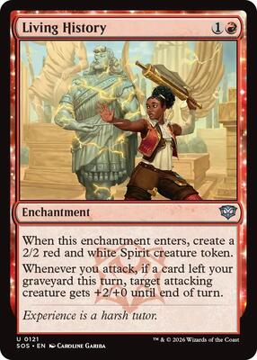 Magic: The Gathering - Secrets of Strixhaven - Living History - Uncommon - Normal