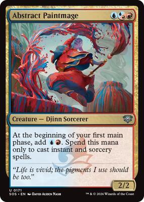 Magic: The Gathering - Secrets of Strixhaven - Abstract Paintmage - Uncommon - Normal