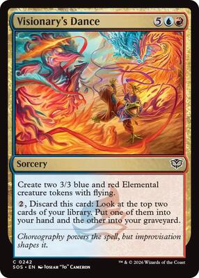 Magic: The Gathering - Secrets of Strixhaven - Visionary's Dance - Common - Foil