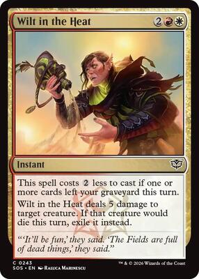 Magic: The Gathering - Secrets of Strixhaven - Wilt in the Heat - Common - Normal