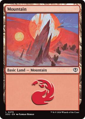 Magic: The Gathering - Secrets of Strixhaven - Mountain (0279) - Land - Normal