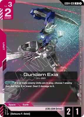 Gundam Card Game - Phantom Aria - Gundam Exia (GD04-038) - R – GD04-038 - Holofoil