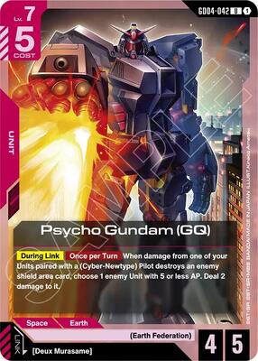 Gundam Card Game - Phantom Aria - Psycho Gundam (GQ) - UC – GD04-042 - Normal
