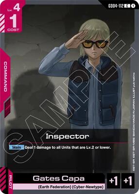 Gundam Card Game - Phantom Aria - Inspector - C – GD04-112 - Normal