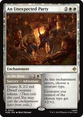 Magic: The Gathering - The Hobbit - An Unexpected Party - Rare - Foil