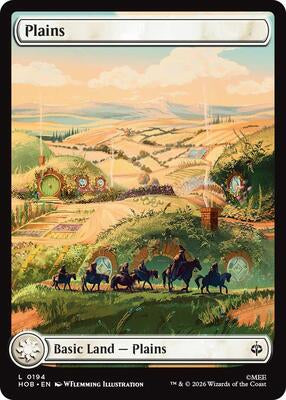 Magic: The Gathering - The Hobbit - Plains (0194) - Land - Normal