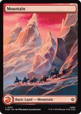 Magic: The Gathering - The Hobbit - Mountain (0197) - Land - Normal