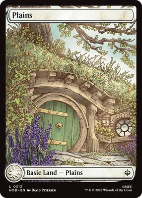 Magic: The Gathering - The Hobbit - Plains (0313) - Land - Foil