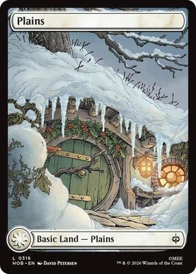 Magic: The Gathering - The Hobbit - Plains (0316) - Land - Foil