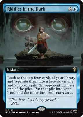 Magic: The Gathering - The Hobbit - Riddles in the Dark (Extended Art) - 292 - Rare - Foil