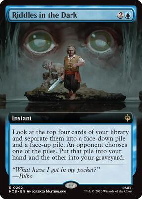 Magic: The Gathering - The Hobbit - Riddles in the Dark (Extended Art) - Rare - Foil