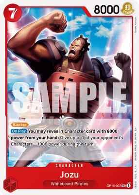 One Piece Card Game - The Time of Battle - Jozu - OP16-007 - Normal