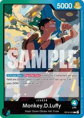 One Piece Card Game - The Time of Battle - Monkey.D.Luffy (022) - OP16-022 - Normal