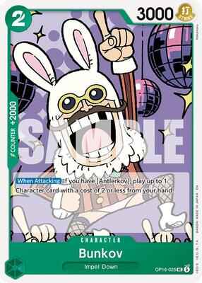 One Piece Card Game - The Time of Battle - Bunkov - OP16-025 - Normal