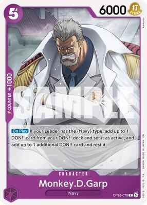One Piece Card Game - The Time of Battle - Monkey.D.Garp - OP16-075 - Normal