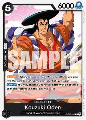 One Piece Card Game - The Time of Battle - Kouzuki Oden - OP16-083 - Normal