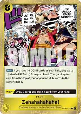 One Piece Card Game - The Time of Battle - Zehahahahaha! - OP16-116 - Foil