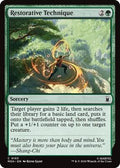 Magic: The Gathering - Marvel Super Heroes - Restorative Technique - Common - Foil