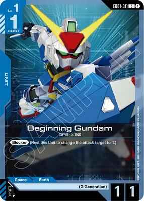 Gundam Card Game - Eternal Nexus - Beginning Gundam - C – EB01-011 - Normal