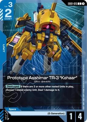 Gundam Card Game - Eternal Nexus - Prototype Asshimar TR-3 "Kehaar" - C - Normal