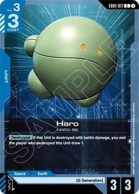 Gundam Card Game - Eternal Nexus - Haro - C – EB01-017 - Normal