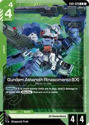 Gundam Card Game - Eternal Nexus - Gundam Astaroth Rinascimento (EX) - UC – EB01-029 - Normal