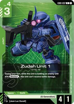 Gundam Card Game - Eternal Nexus - Zudah Unit 1 - C - Normal