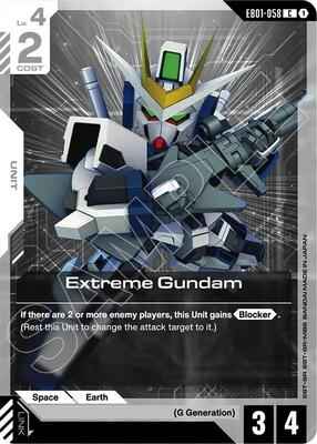 Gundam Card Game - Eternal Nexus - Extreme Gundam - C – EB01-058 - Normal