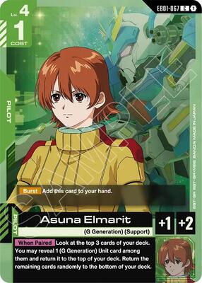 Gundam Card Game - Eternal Nexus - Asuna Elmarit - C - Normal