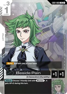 Gundam Card Game - Eternal Nexus - Beside Pain - R - Holofoil