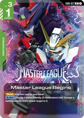 Gundam Card Game - Eternal Nexus - Master League Begins - R - Holofoil