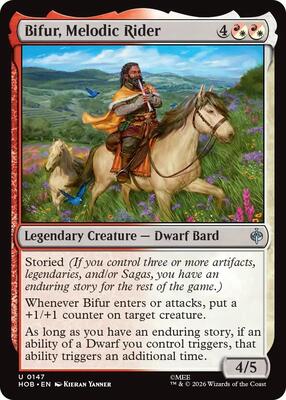Magic: The Gathering - The Hobbit - Bifur, Melodic Rider - Uncommon - Normal