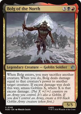 Magic: The Gathering - The Hobbit - Bolg of the North - Uncommon - Normal