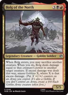 Magic: The Gathering - The Hobbit - Bolg of the North - 148 - Uncommon - Normal