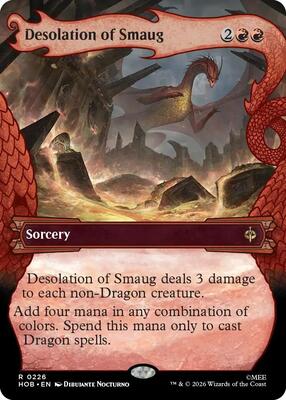 Magic: The Gathering - The Hobbit - Desolation of Smaug (Showcase) - Rare - Normal