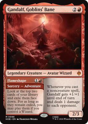 Magic: The Gathering - The Hobbit - Gandalf, Goblins' Bane - 96 - Mythic - Normal