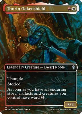 Magic: The Gathering - The Hobbit - Thorin Oakenshield (Borderless) - Uncommon - Foil