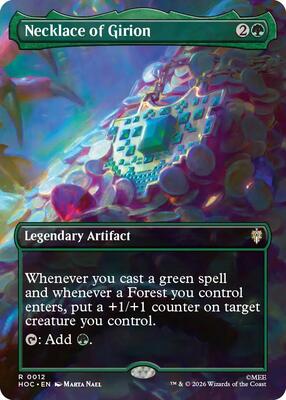 Magic: The Gathering - The Hobbit: Eternal-Legal - Necklace of Girion (Borderless) - Rare - Normal