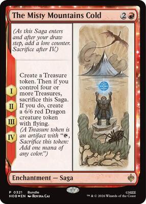 Magic: The Gathering - Unique and Miscellaneous Promos - The Misty Mountains Cold - Promo - Foil