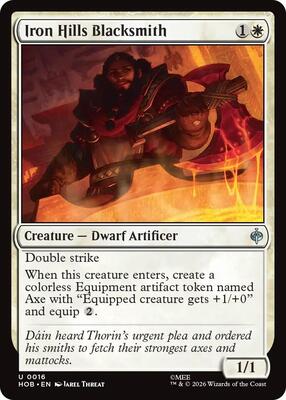 Magic: The Gathering - The Hobbit - Iron Hills Blacksmith - Uncommon - Normal