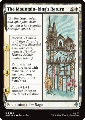 Magic: The Gathering - The Hobbit - The Mountain-king's Return - Uncommon - Normal