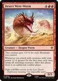 Magic: The Gathering - The Hobbit - Desert Were-Worm - Rare - Normal