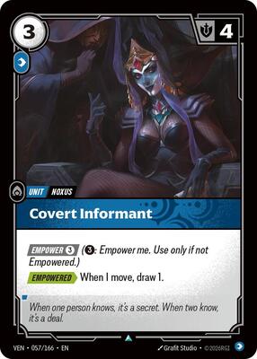Riftbound: League of Legends Trading Card Game - Vendetta - Covert Informant - Uncommon - Normal